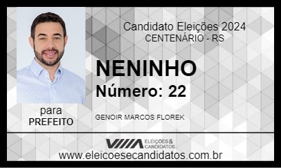 Candidato NENINHO 2024 - CENTENÁRIO - Eleições