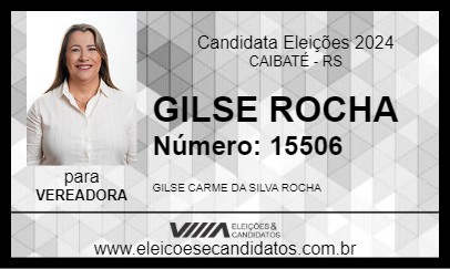 Candidato GILSE ROCHA 2024 - CAIBATÉ - Eleições