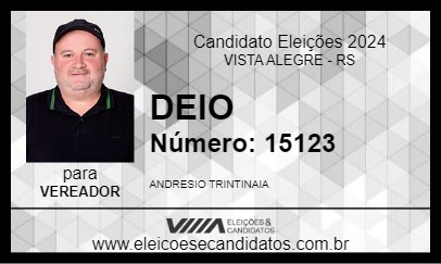 Candidato DEIO 2024 - VISTA ALEGRE - Eleições