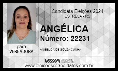 Candidato ANGÉLICA 2024 - ESTRELA - Eleições