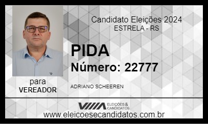 Candidato PIDA 2024 - ESTRELA - Eleições