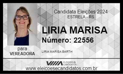 Candidato LIRIA MARISA 2024 - ESTRELA - Eleições