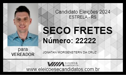 Candidato SECO FRETES 2024 - ESTRELA - Eleições