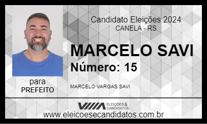 Candidato MARCELO SAVI 2024 - CANELA - Eleições