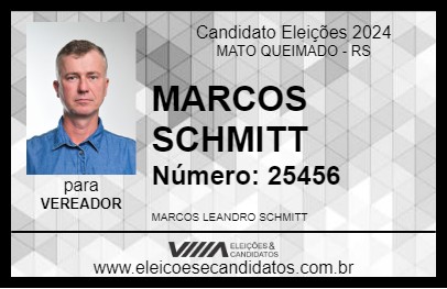 Candidato MARCOS SCHMITT 2024 - MATO QUEIMADO - Eleições