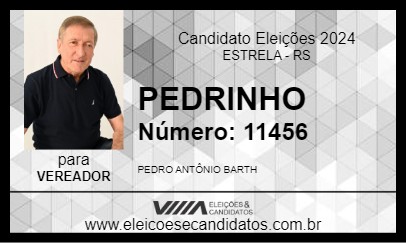 Candidato PEDRINHO 2024 - ESTRELA - Eleições