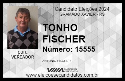 Candidato TONHO FISCHER 2024 - GRAMADO XAVIER - Eleições