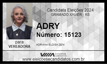 Candidato ADRY 2024 - GRAMADO XAVIER - Eleições