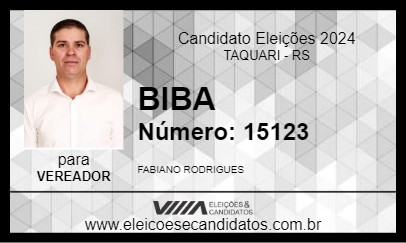 Candidato BIBA 2024 - TAQUARI - Eleições