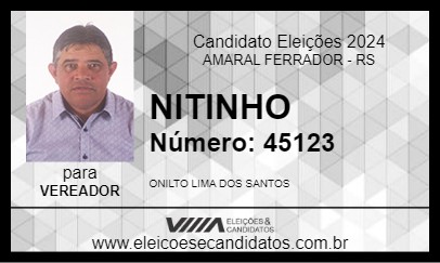 Candidato NITINHO 2024 - AMARAL FERRADOR - Eleições