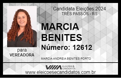 Candidato MARCIA BENITES 2024 - TRÊS PASSOS - Eleições