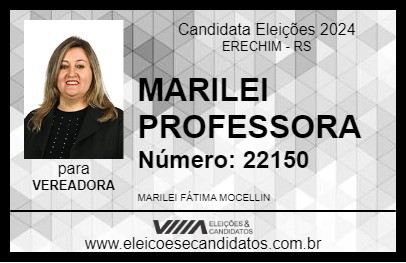 Candidato MARILEI PROFESSORA 2024 - ERECHIM - Eleições