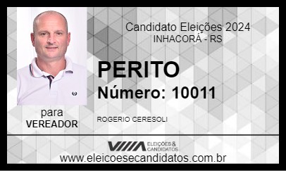 Candidato PERITO 2024 - INHACORÁ - Eleições