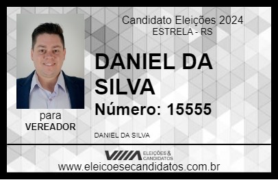 Candidato DANIEL DA SILVA 2024 - ESTRELA - Eleições