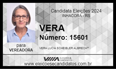 Candidato VERA 2024 - INHACORÁ - Eleições