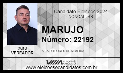 Candidato MARUJO 2024 - NONOAI - Eleições