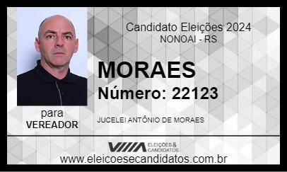 Candidato MORAES 2024 - NONOAI - Eleições