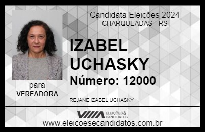 Candidato IZABEL UCHASKY 2024 - CHARQUEADAS - Eleições