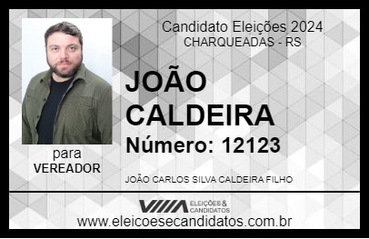 Candidato JOÃO CALDEIRA 2024 - CHARQUEADAS - Eleições