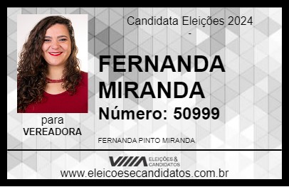 Candidato FERNANDA MIRANDA 2024 - PELOTAS - Eleições