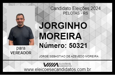 Candidato JORGINHO MOREIRA 2024 - PELOTAS - Eleições