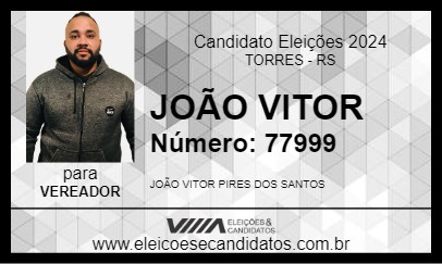 Candidato JOÃO VITOR 2024 - TORRES - Eleições