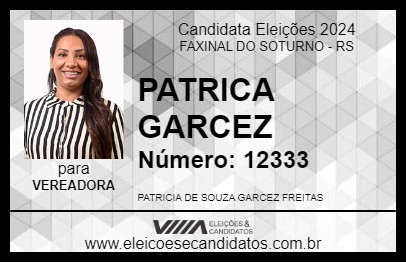 Candidato PATRICA GARCEZ 2024 - FAXINAL DO SOTURNO - Eleições