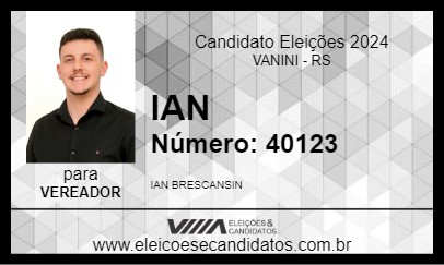 Candidato IAN 2024 - VANINI - Eleições