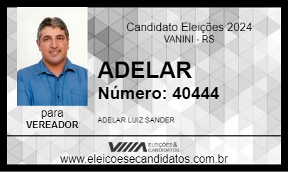 Candidato ADELAR 2024 - VANINI - Eleições