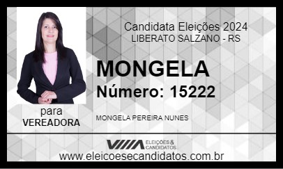 Candidato MONGELA 2024 - LIBERATO SALZANO - Eleições