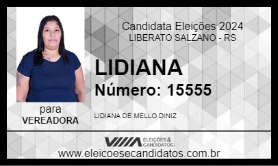 Candidato LIDIANA 2024 - LIBERATO SALZANO - Eleições