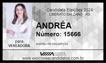 Candidato ANDRÉA 2024 - LIBERATO SALZANO - Eleições