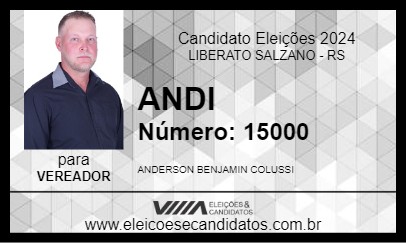 Candidato ANDI 2024 - LIBERATO SALZANO - Eleições