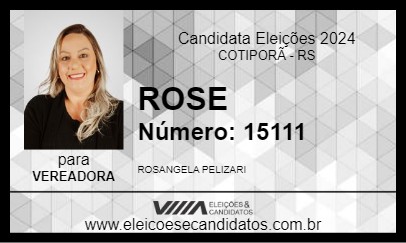 Candidato ROSE 2024 - COTIPORÃ - Eleições