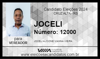 Candidato JOCELI  2024 - CRUZ ALTA - Eleições