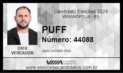 Candidato PUFF 2024 - VERANÓPOLIS - Eleições