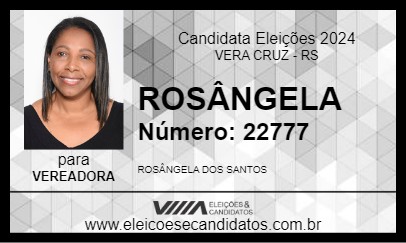 Candidato ROSÂNGELA 2024 - VERA CRUZ - Eleições