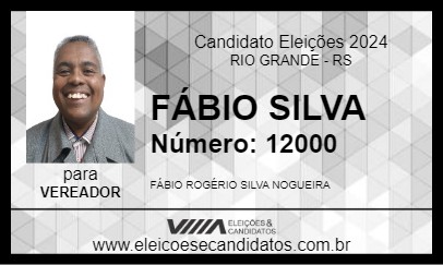 Candidato FÁBIO SILVA 2024 - RIO GRANDE - Eleições