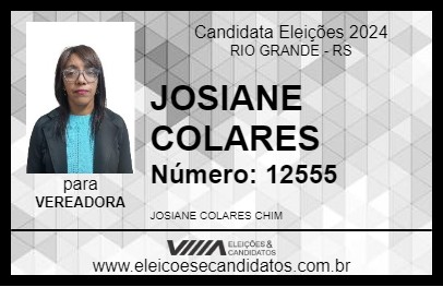 Candidato JOSIANE COLARES 2024 - RIO GRANDE - Eleições