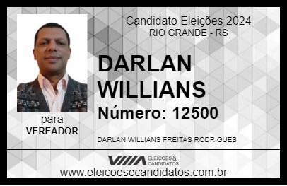 Candidato DARLAN WILLIANS 2024 - RIO GRANDE - Eleições