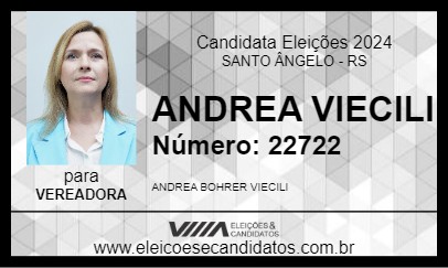 Candidato ANDREA VIECILI 2024 - SANTO ÂNGELO - Eleições