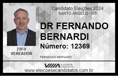 Candidato DR FERNANDO BERNARDI 2024 - SANTO ÂNGELO - Eleições