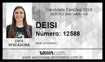 Candidato DEISI 2024 - SERTÃO SANTANA - Eleições