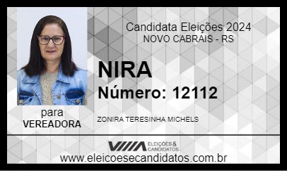 Candidato NIRA  2024 - NOVO CABRAIS - Eleições