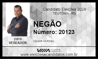 Candidato NEGÃO 2024 - TEUTÔNIA - Eleições