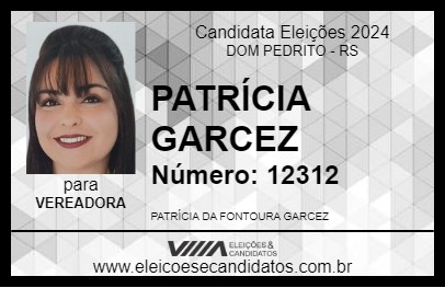 Candidato PATRÍCIA GARCEZ 2024 - DOM PEDRITO - Eleições