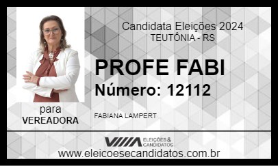 Candidato PROFE FABI 2024 - TEUTÔNIA - Eleições