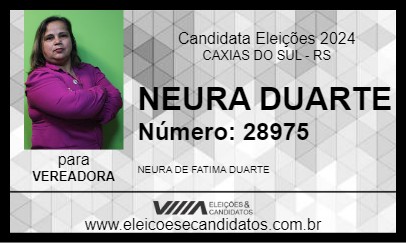 Candidato NEURA DUARTE 2024 - CAXIAS DO SUL - Eleições