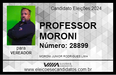 Candidato PROFESSOR MORONI 2024 - CAXIAS DO SUL - Eleições