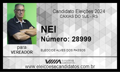 Candidato NEI 2024 - CAXIAS DO SUL - Eleições